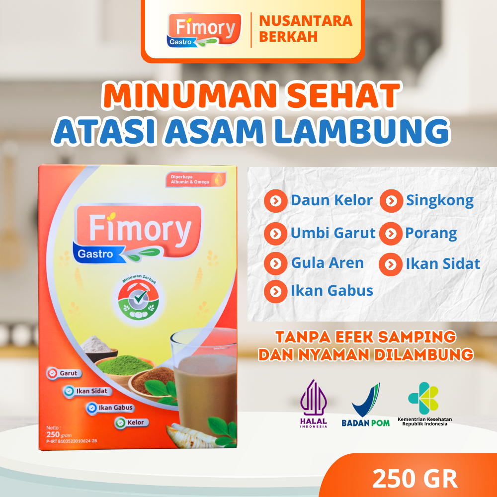 

Fimory Gastro 250 gr - Ampuh Mengobati Gerd Asam lambung Akut - Sudah BPOM