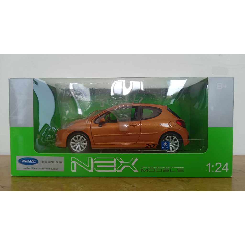 Diecast mobil Nex Welly 1:24 Peugeot 207
