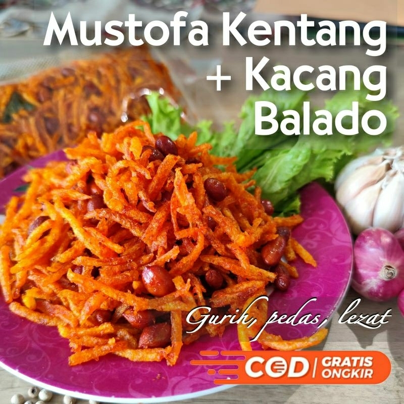 

Mustofa Kentang dan Kacang Balado Enak Murah