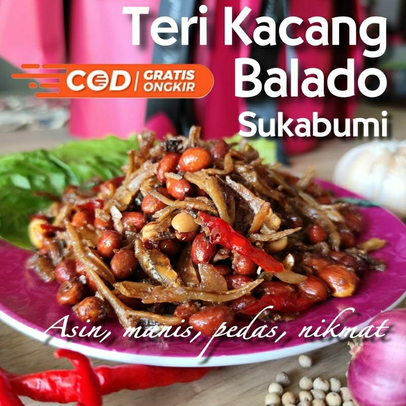 

Teri Kacang Balado Sukabumi Enak Murah