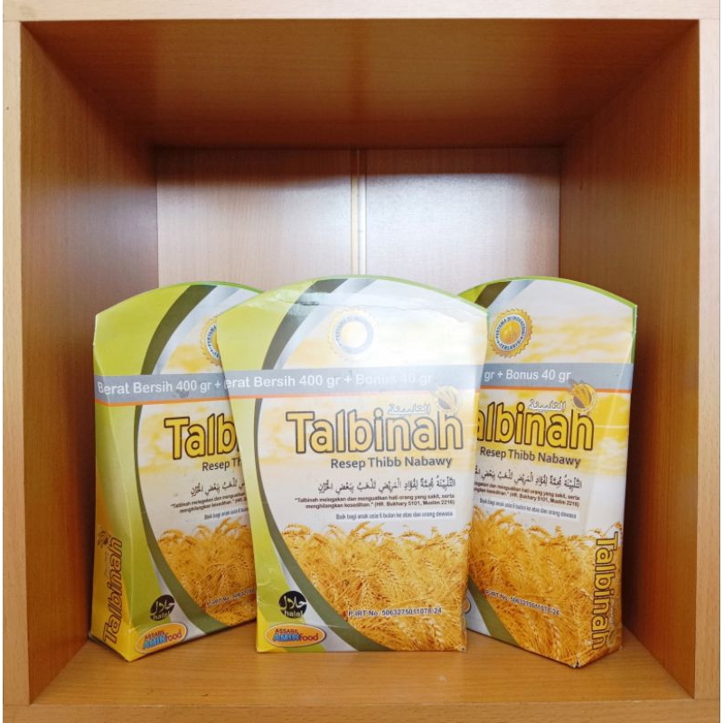 

Talbinah (Tepung Gandum) 400gr + bonus 40gr Original
