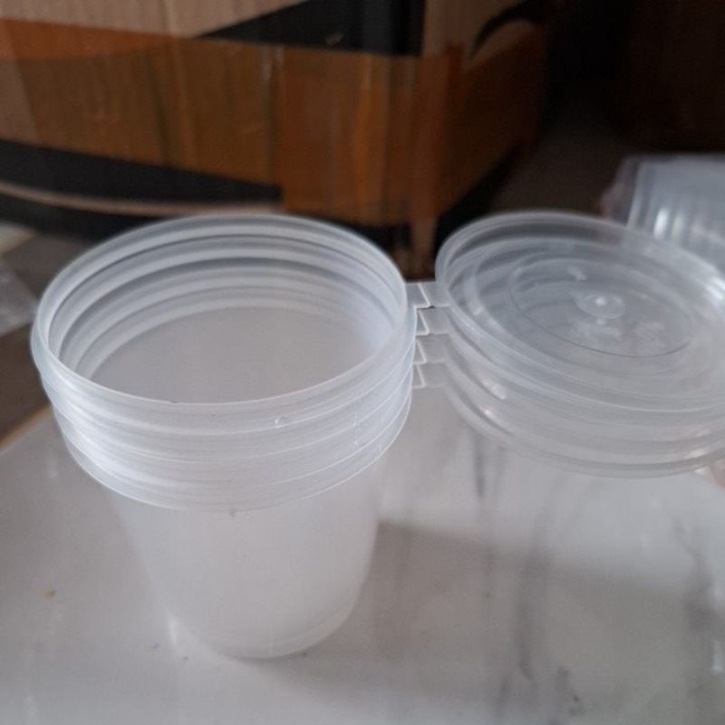 Cup Sambal Saus + Tutup 25ml | Wadah Saos Sambal Bening + Cup mayonaise
