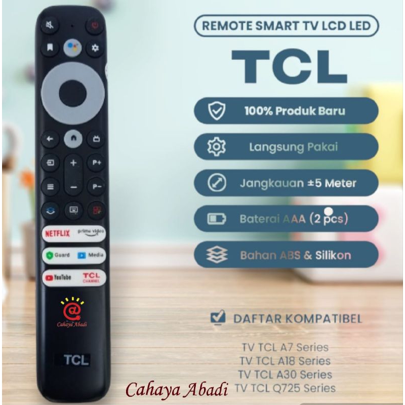 Remote Smart TV Android LED TCL / Remot TCL