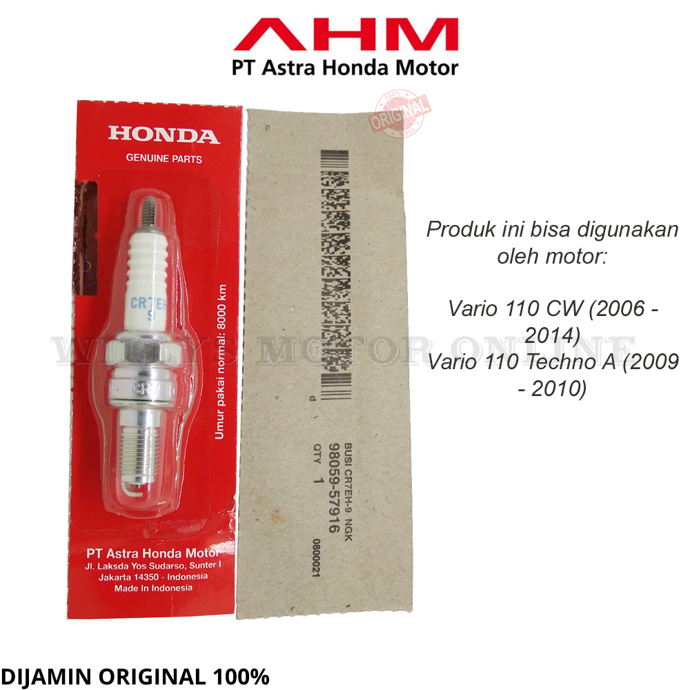 Busi Vario 110 Old CR7EH Original AHM 98059-57916 NGK / Busi motor vario 110 lama