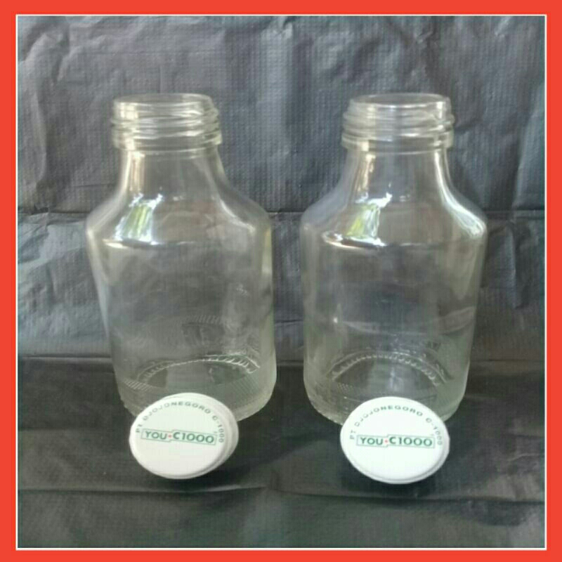 Botol Kaca Bekas Minuman You C1000 140ml Bersih Siap Pakai