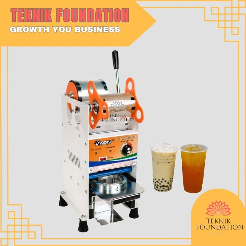 Mesin Cup Sealer Minuman ET-D1 Press Gelas Minuman Teh Poci