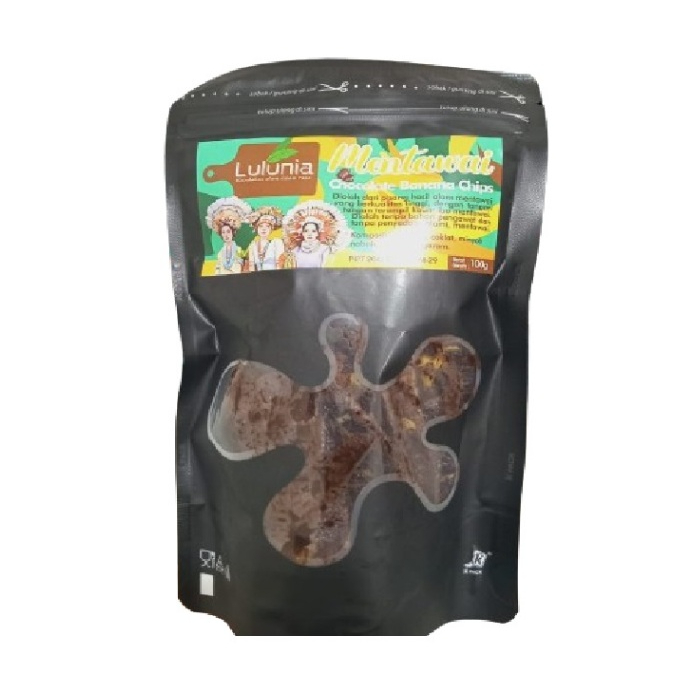 

Keripik Kripik Pisang Coklat Lulunia Isi 2 pack