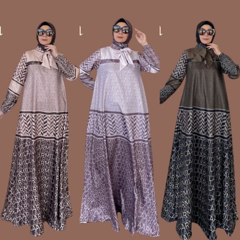 [ARMILA SYARI] GAMIS SYARI PREMIUM SET DRESS " MAIRA DAILY" BY ARMILA SYARI