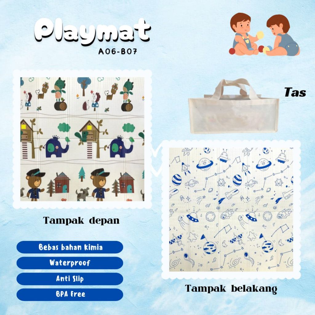 Playmat/Karpet Lipat/Karpet Karakter