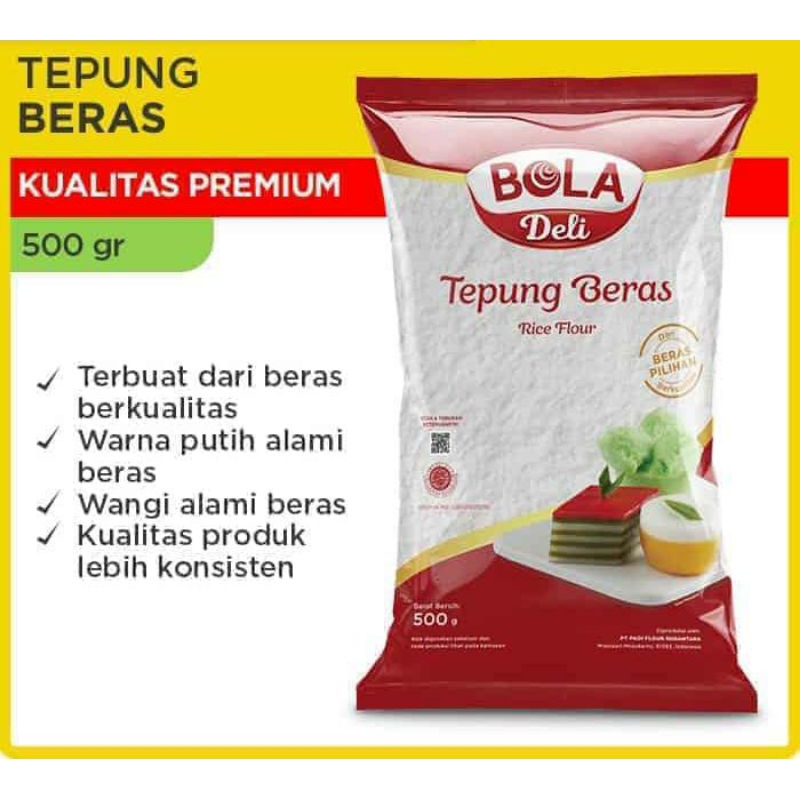 

Tepung Beras Bola Deli 500gr