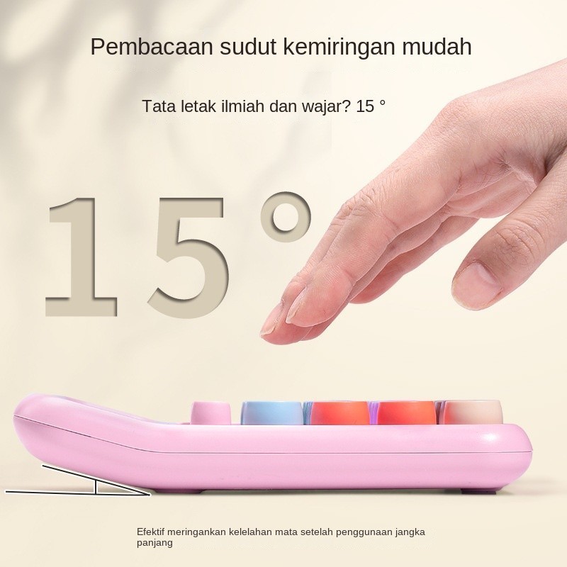 

Kalkulator multifunksional manis berwarna permen, calculator lucu spesifik murid, penting untuk