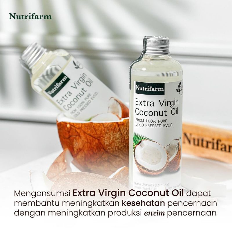 

Nutrifarm Minyak Kelapa Murni | Virgin Coconut Oil | Minyak VCO | Nutrifarm Virgin Oil 500 ml