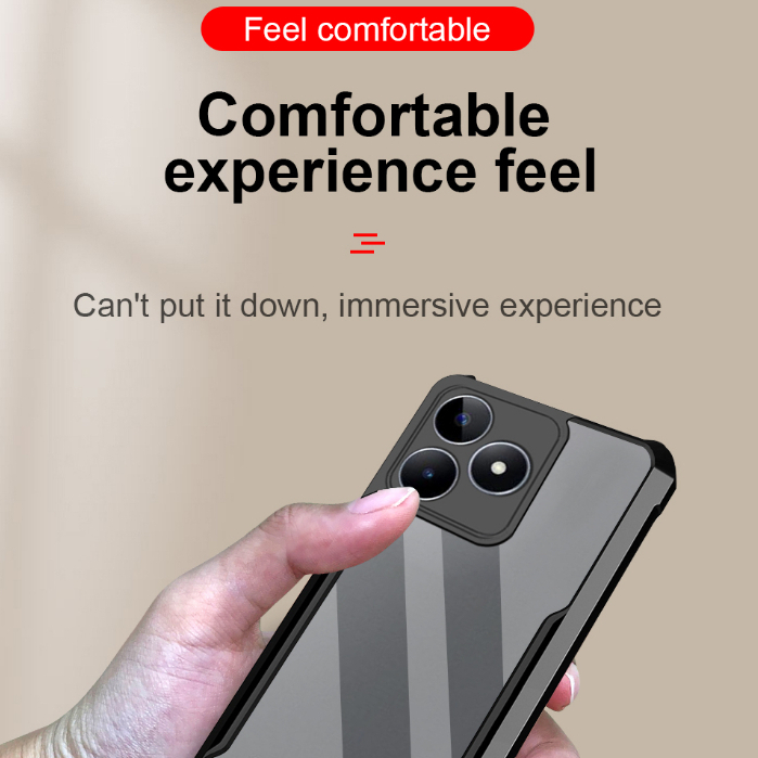 Case Realme C51S C51 C53 Case Softcase FUSION ARMOR CAMERA PROTECTION Case Casing Hp Realme C53 C51 