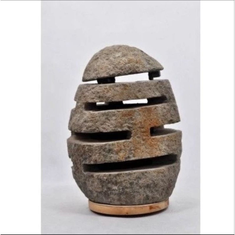 Lampu Taman Batu Alam