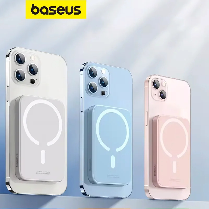 BASEUS Power Bank 10000MAh Wireless Magnetic iPhone Fast Charge 20W