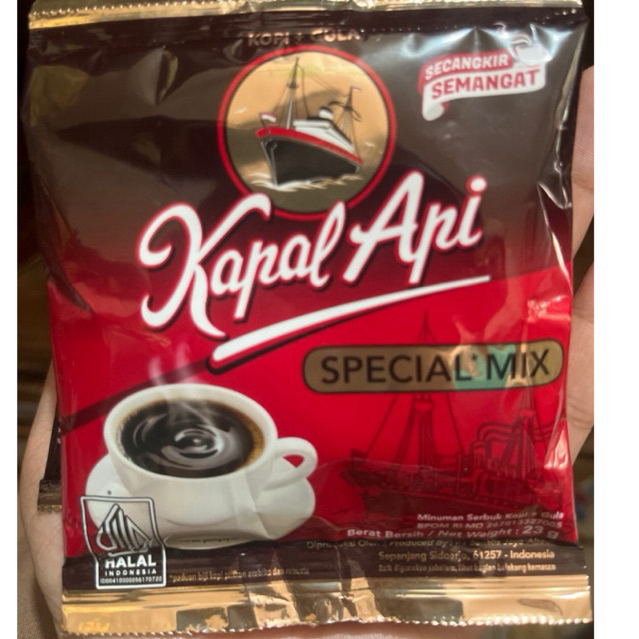 

kopi Kapal Api Spesial Mix - kopi dan gula 23gram