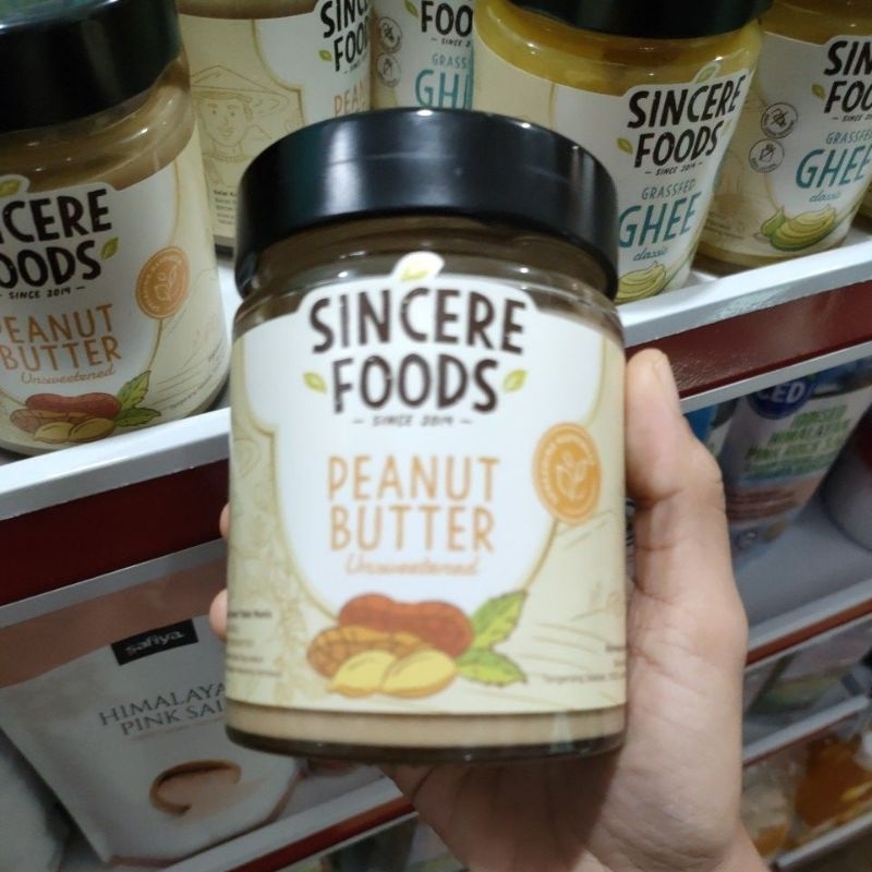 

sincere peanut butter