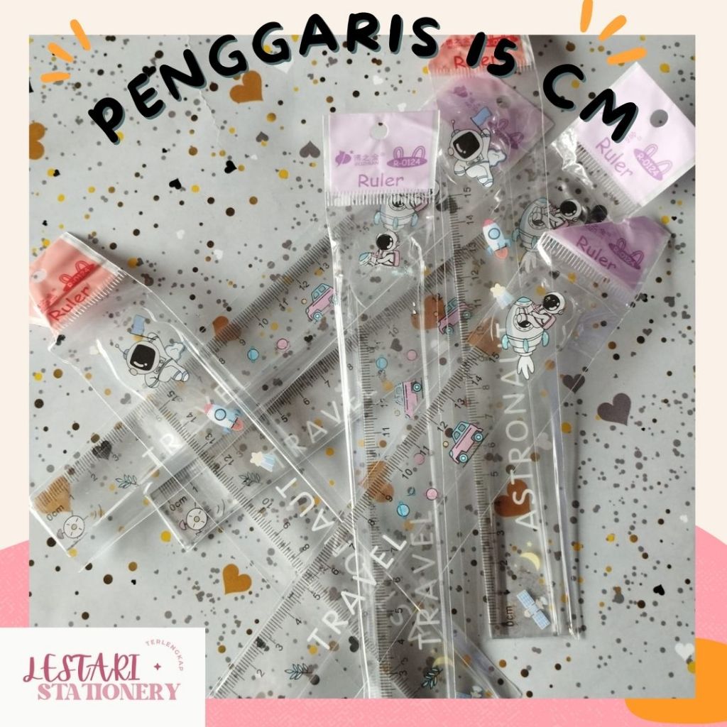 

Penggaris Astronot 15 cm | Penggaris Bening | Penggaris Cm | Penggaris Fancy Lucu | Lestari Stationery
