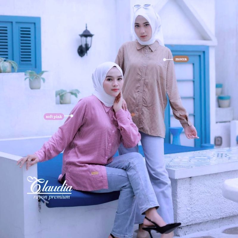 KEMEJA✓ CLADYA SHIRT FEE FASHION ✅