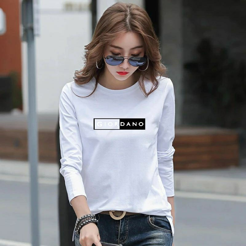 Kaos Lengan Panjang Terbaru Branded Atasan Wanita Pria Katun Combat 30s Premium