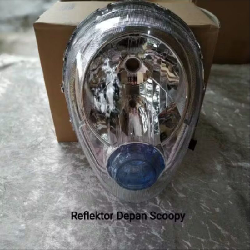 Reflektor lampu depan scoopy karbu(scoopy lama) original copotan
