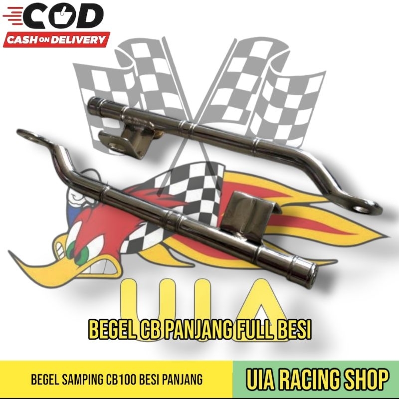 BEGEL CB PANJANG BESI KROM POLOS FULL MANISAN BEHEL CB100