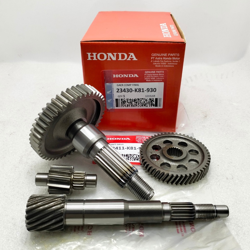 GIGI RASIO BEAT FI ,GEAR RASIO BEAT K81 GEAR PENGERAK BEAT ESP , RODA PEMBALIK BEAT FI ,BEAT ESP