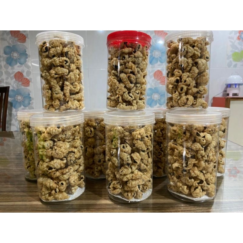 

Kerupuk Ikan Asin Seaweed/Rumput Laut Vegetarian
