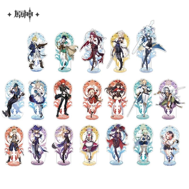 Mondstadt 1 Hoyoverse Genshin Impact Acrylic Standee (Diluc, Jean, Amber, Kaeya, Bennett)