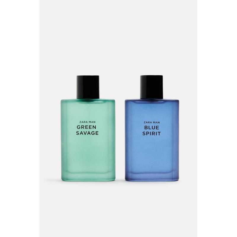 ZARA MAN GREEN SAVAGE + ZARA MAN BLUE SPIRIT