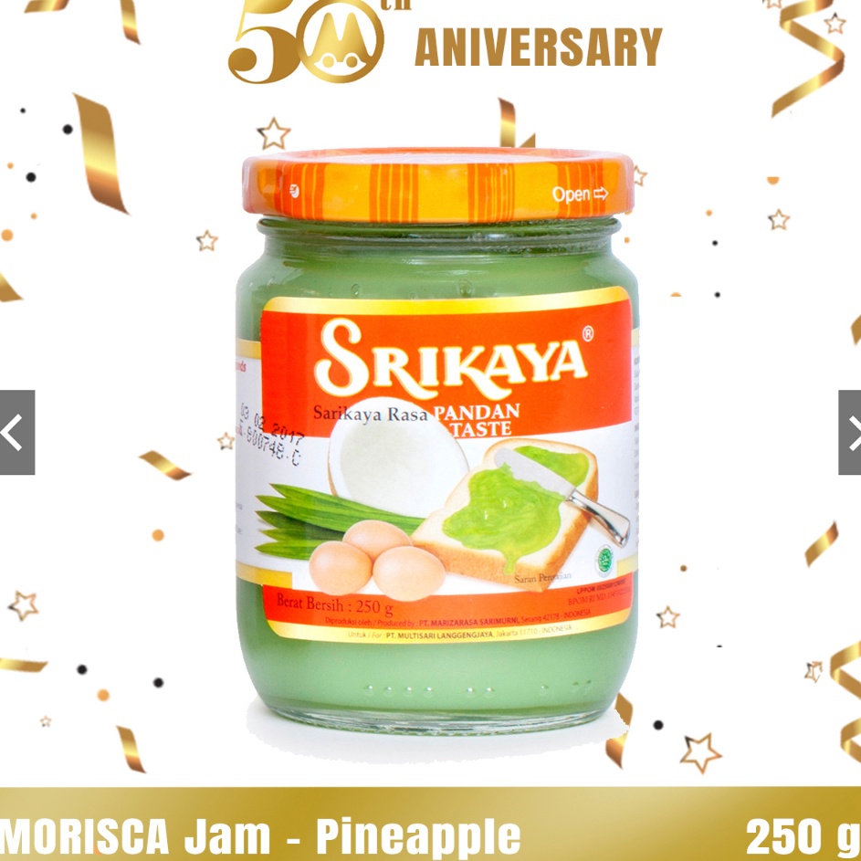 

Terbatas JMN81 Srikaya Pandan Jam 25gr