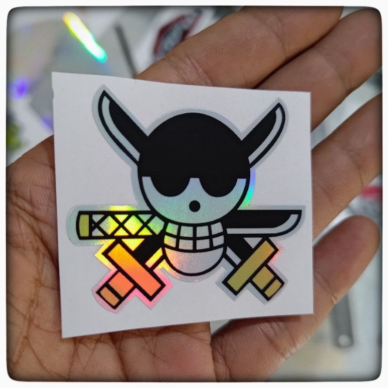 

sticker zoro one piece, one piece, anome, Zoro, logo zoro