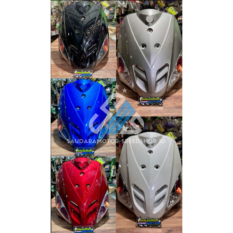 TAMENG (DASI) BODY DEPAN MIO SPORTY MODEL 3 HOLE (TIGA LUBANG) BY NCA THAILAND DAN LAMPU SEIN ASSY M