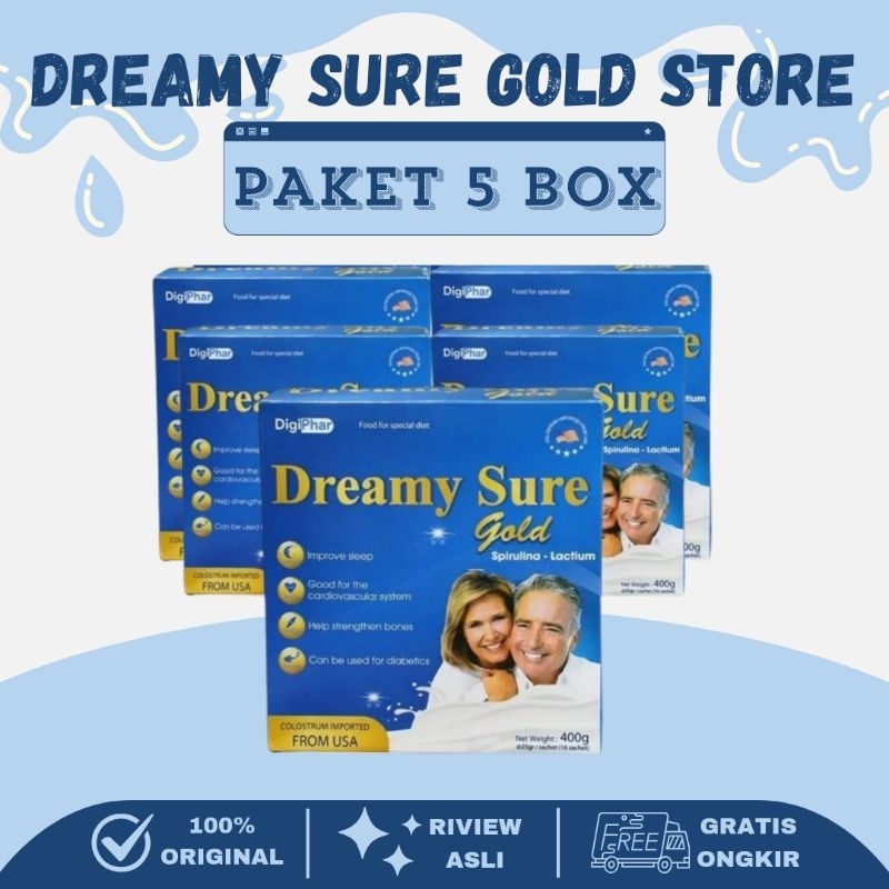 

PAKET 5 BOX | DREAMY SURE GOLD SUSU ATASI INSOMNIA DAN GANGGUAN TIDUR