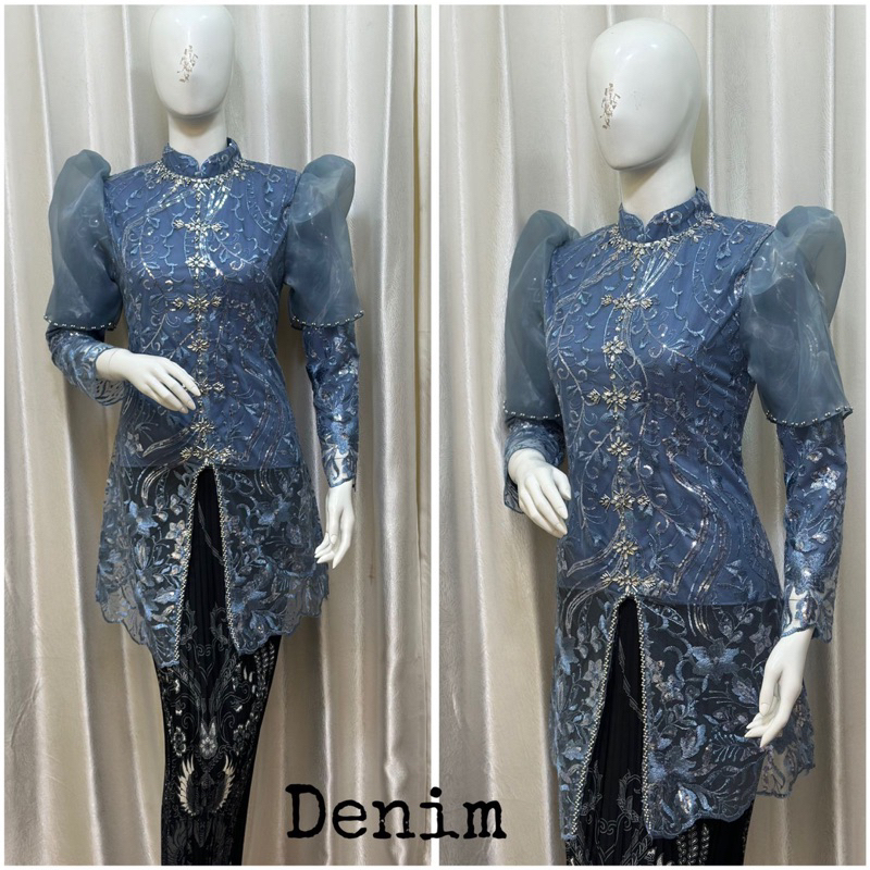 Bisa COD real pict | kebaya aura payet tille By NJ.Mode