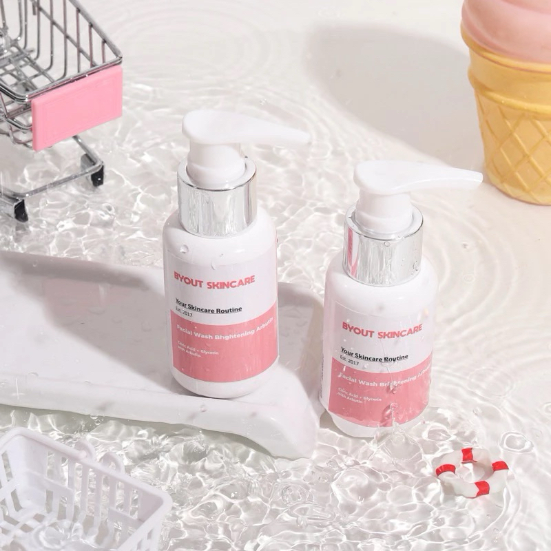 Facial Wash Brightening Arbutin Byout Skincare ORI Halal BPOM