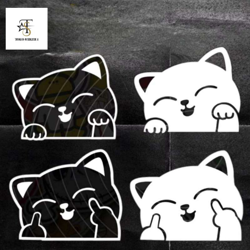 

Sticker cutting stiker kucing lucu