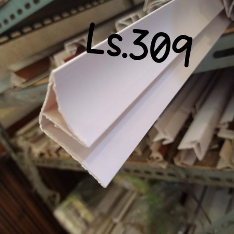 SHUNDA LIST PROFIL LENGKUNG PUTIH LS309 3CM