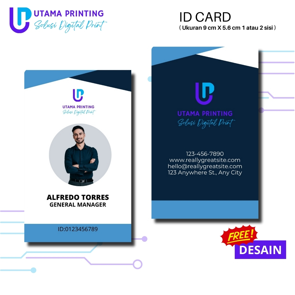 

KARTU PEGAWAI/KARYAWAN | ID CARD | BAHAN PVC
