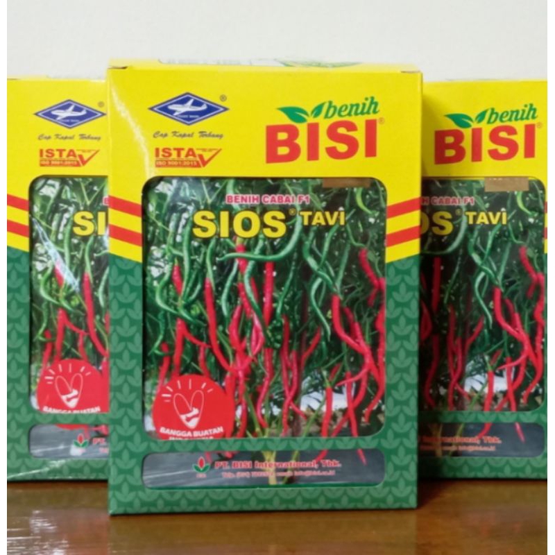 benih cabe keriting SIOS tavi f1 isi 10 gr