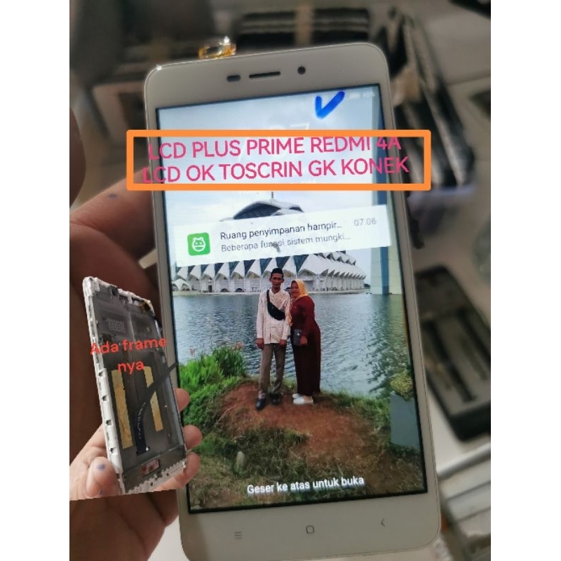 Lcd  sama  prime Copotan Distri Redmi 4A  Lcd Touchscreen Full Set ada minus nya