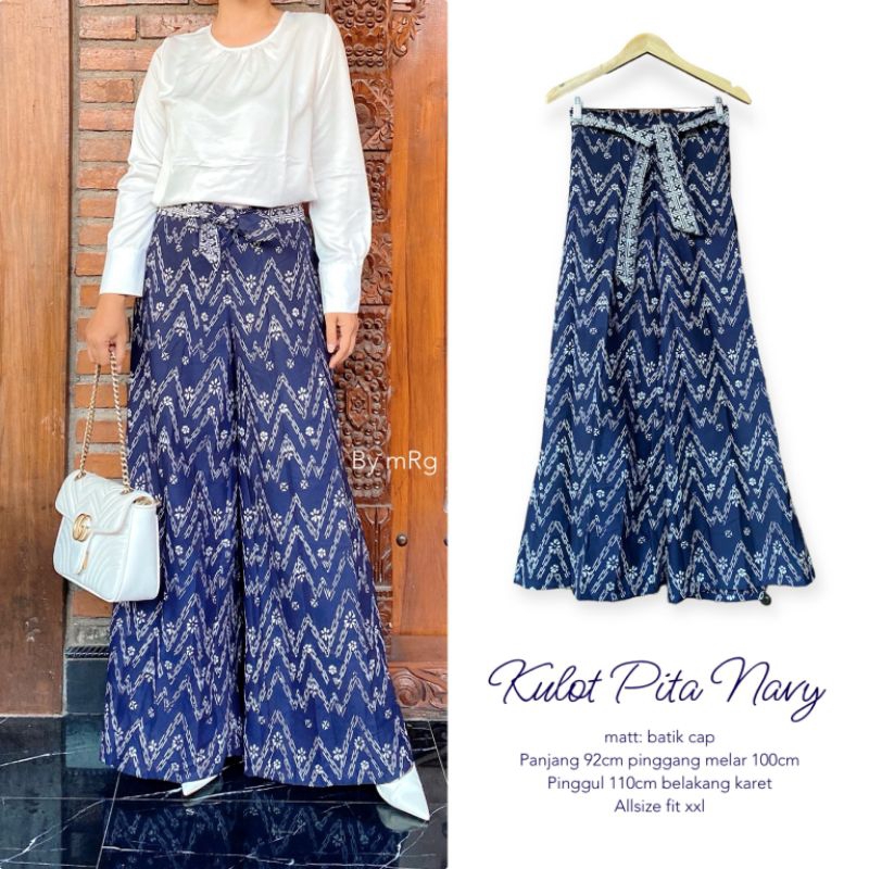 Kulot Batik Pita / Kulot Wanita / Kulot Batik Cap