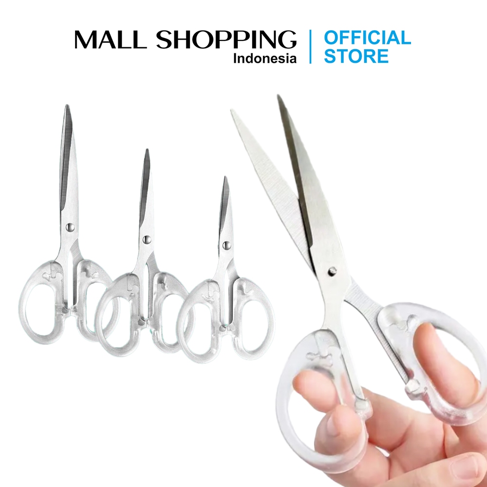 

Gunting kertas transparan/Gunting Kertas Aesthetic Transparan Scissors Scrapbook