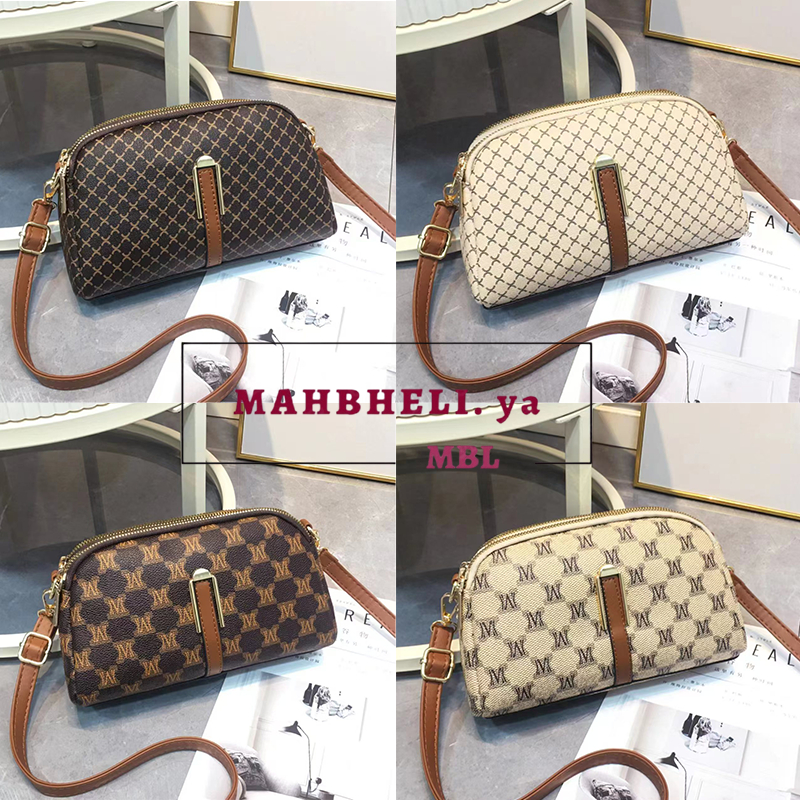 MAHBHELI.ya Authentic Tas Selempang Kulit Wanita Dompet Hp Cewek Rantai Luxury Mini Bag/Tas Selempan