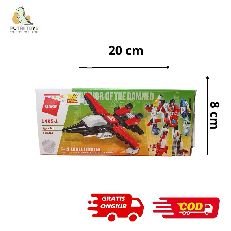 LEGO BRICKS WARRIOR OF THE DAMNET SERIES LEGO BONGKAR PASANG