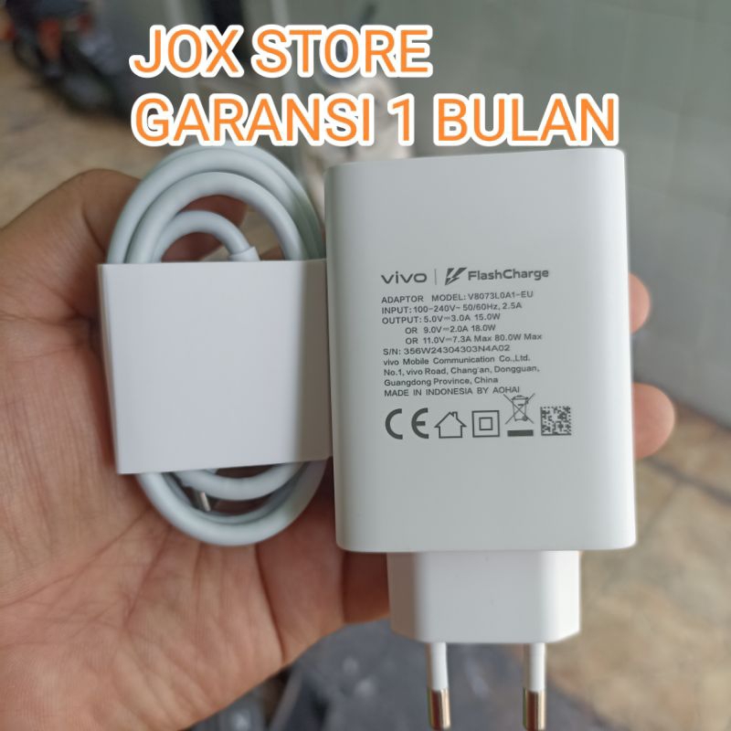 Charger Vivo Copotan V40 original 100% 80 Watt