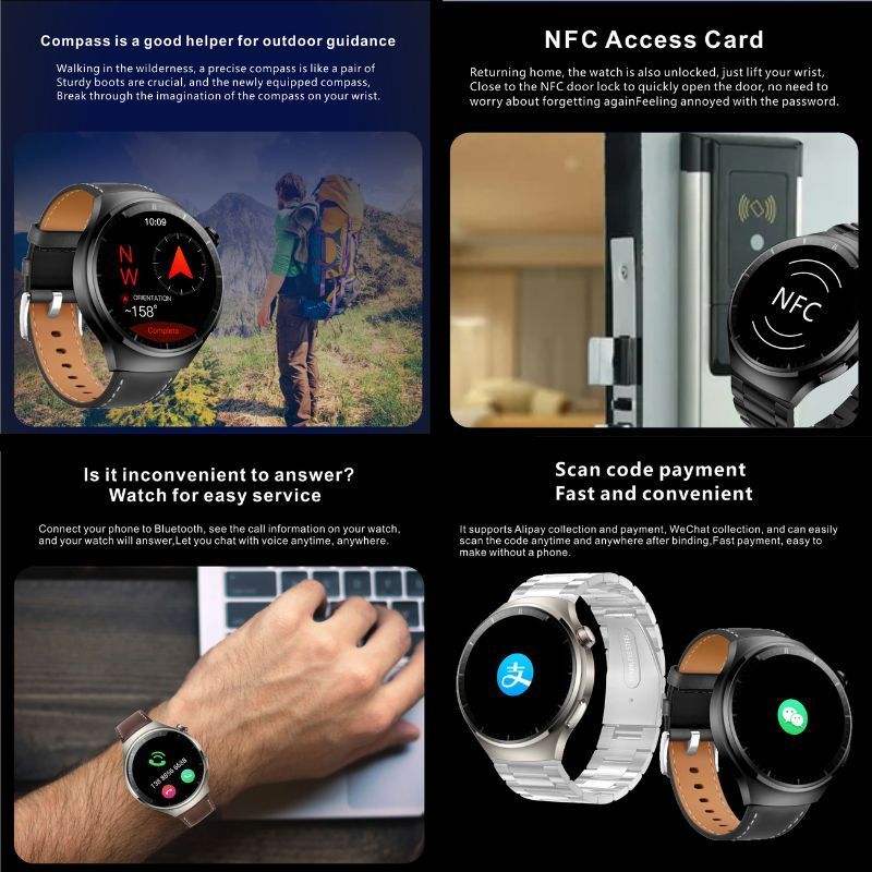 100% VIVO Jam tangan Smartwatch S20 Max Jam pintar smart watch kelas atas l 2 straps l 1.62inch