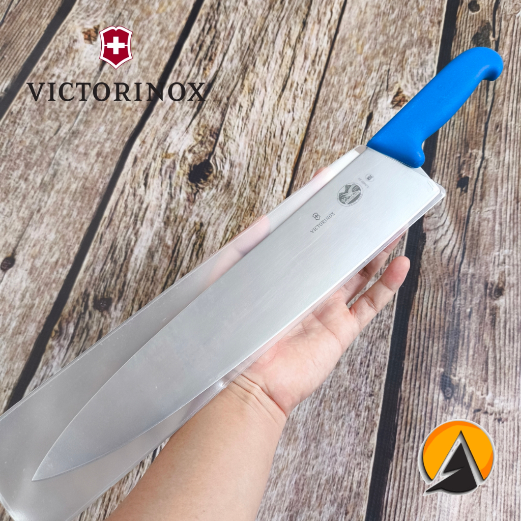 Pisau Carving knife victorinox 31 cm original blue biru 5.2002.31