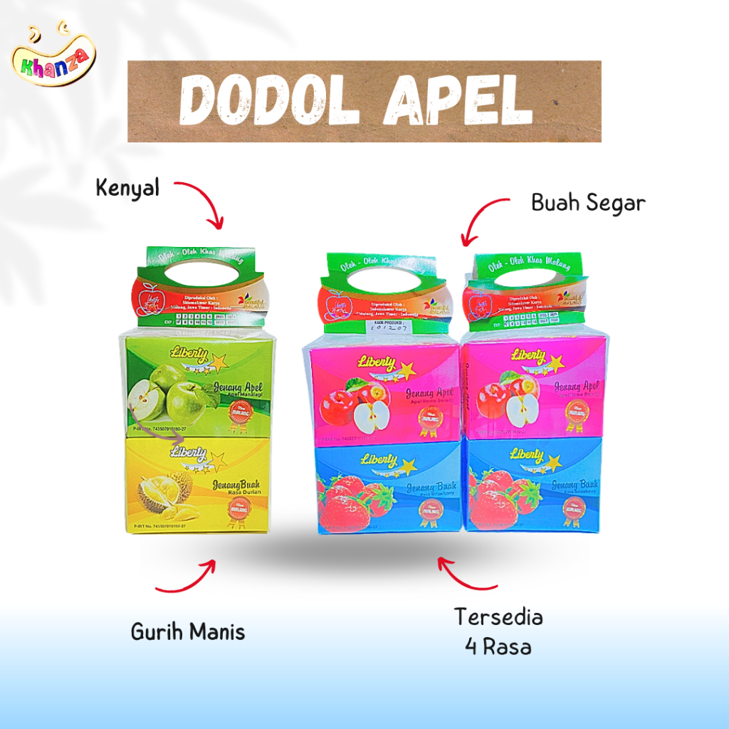 

Paket Jenang Dodol Apel Durian, Apel Strawberry: Oleh Oleh Khas Batu Malang