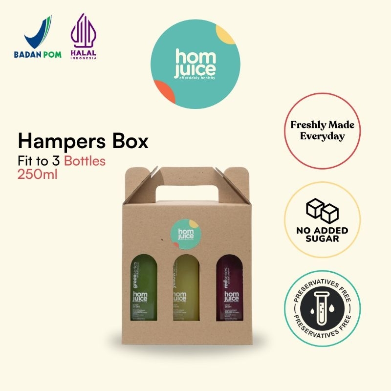 

Homjuice Hampers Box ( 3 × 250ml )